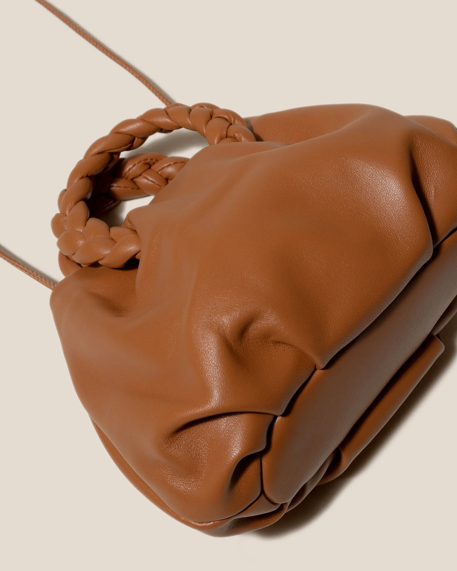 BOMBON - Plaited-handle Leather Handbag sold by Hereu Studio product image thumbnail 4