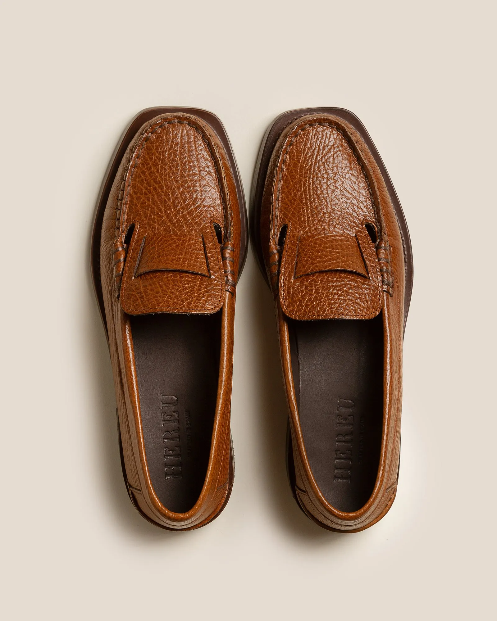 SINEU GRAINY - Interlaced-detail Slip-on Loafer sold by Hereu Studio product image thumbnail 3
