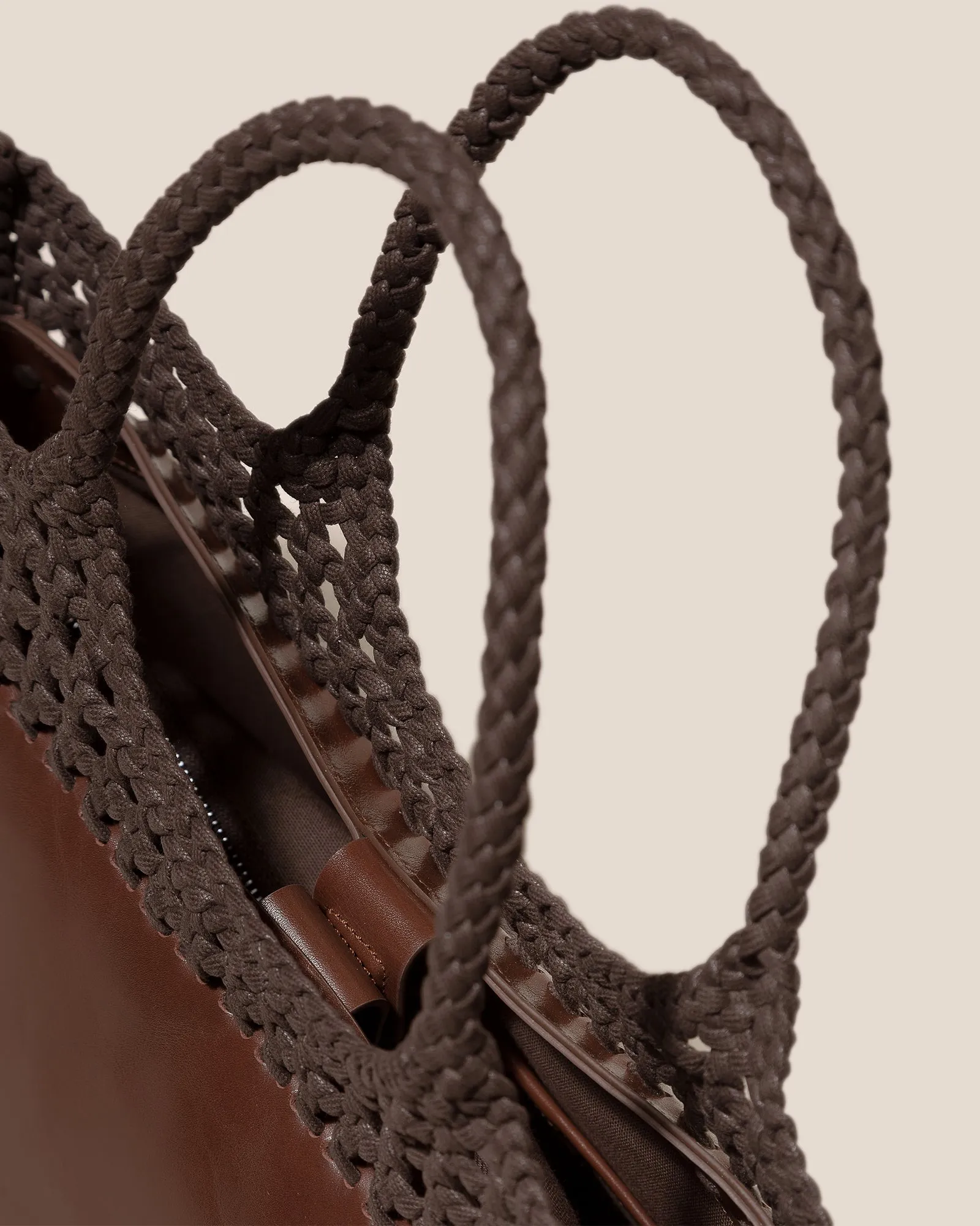 ELMA L - Braided Top Big Shoulder Bag sold by Hereu Studio product image thumbnail 2