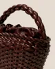 FIOL TOTE LEATHER - Hand-Braided Mini Tote Bag sold by Hereu Studio