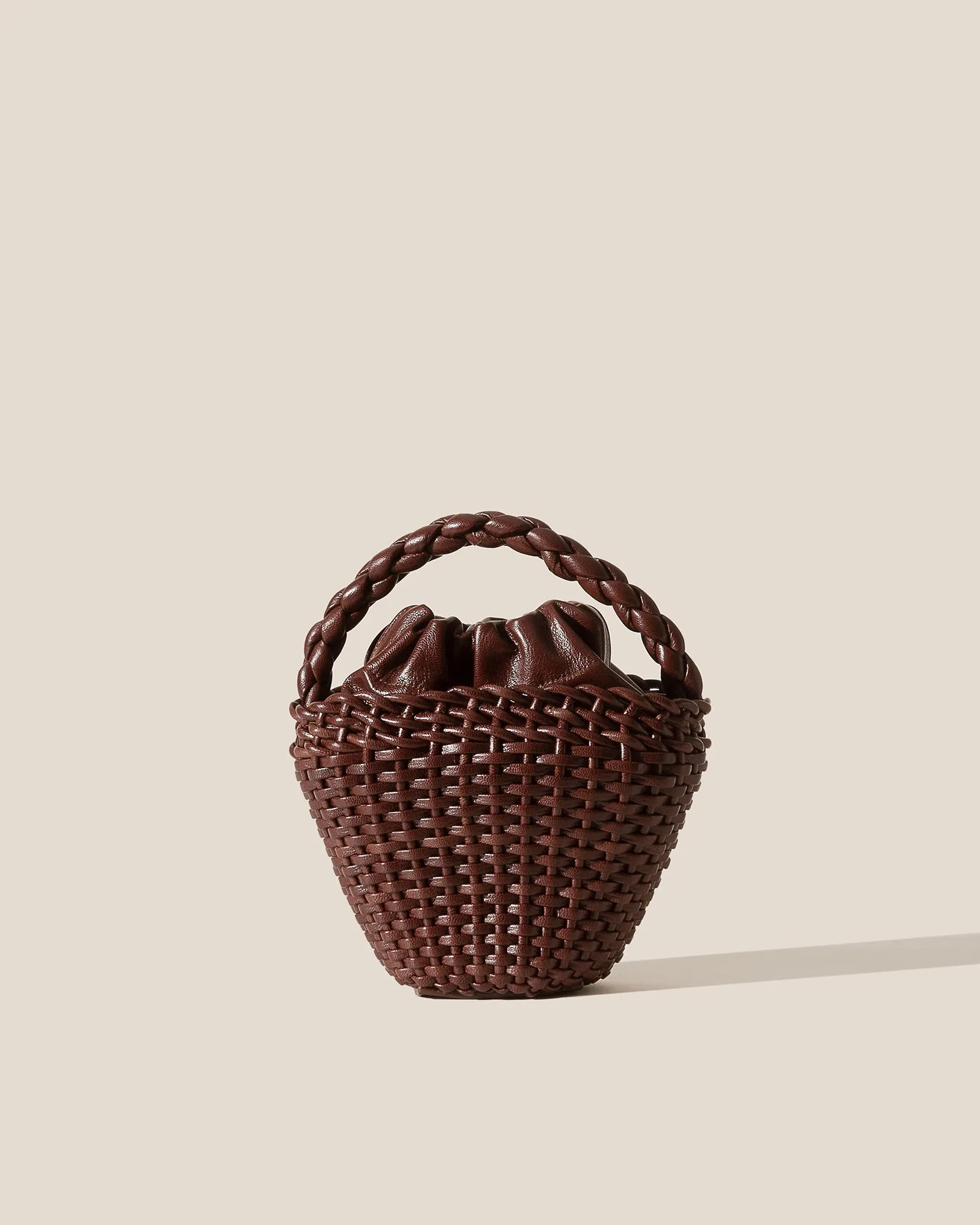 FIOL TOTE LEATHER - Hand-Braided Mini Tote Bag sold by Hereu Studio product image thumbnail 2