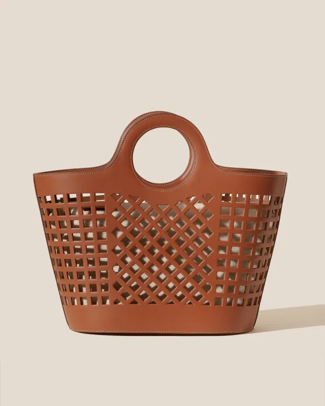 COLMADO - Cut-out Leather Tote Bag sold by Hereu Studio