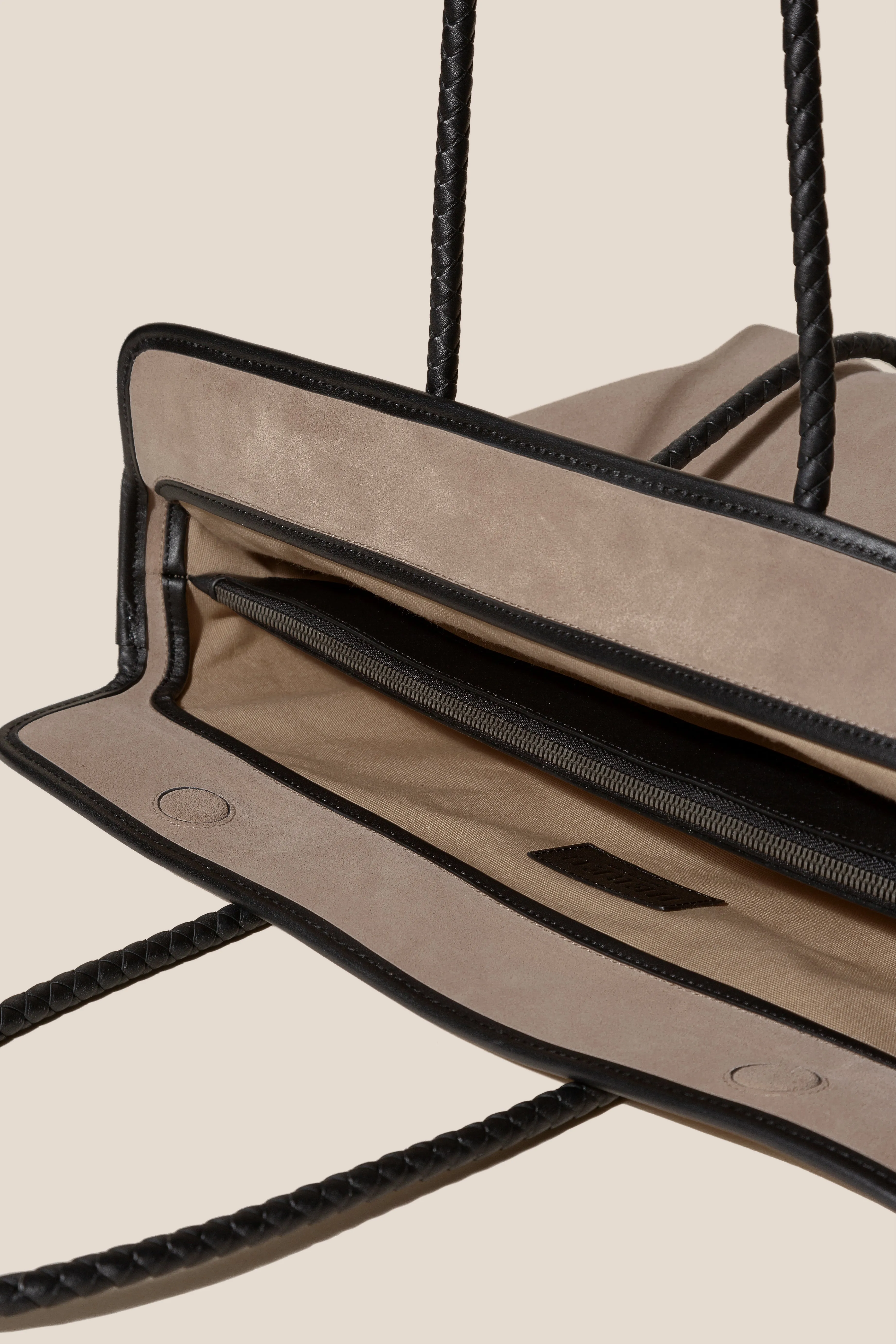 FORNA TOTE SUEDE - Leather Framed Shoulder Bag sold by Hereu Studio product image thumbnail 3