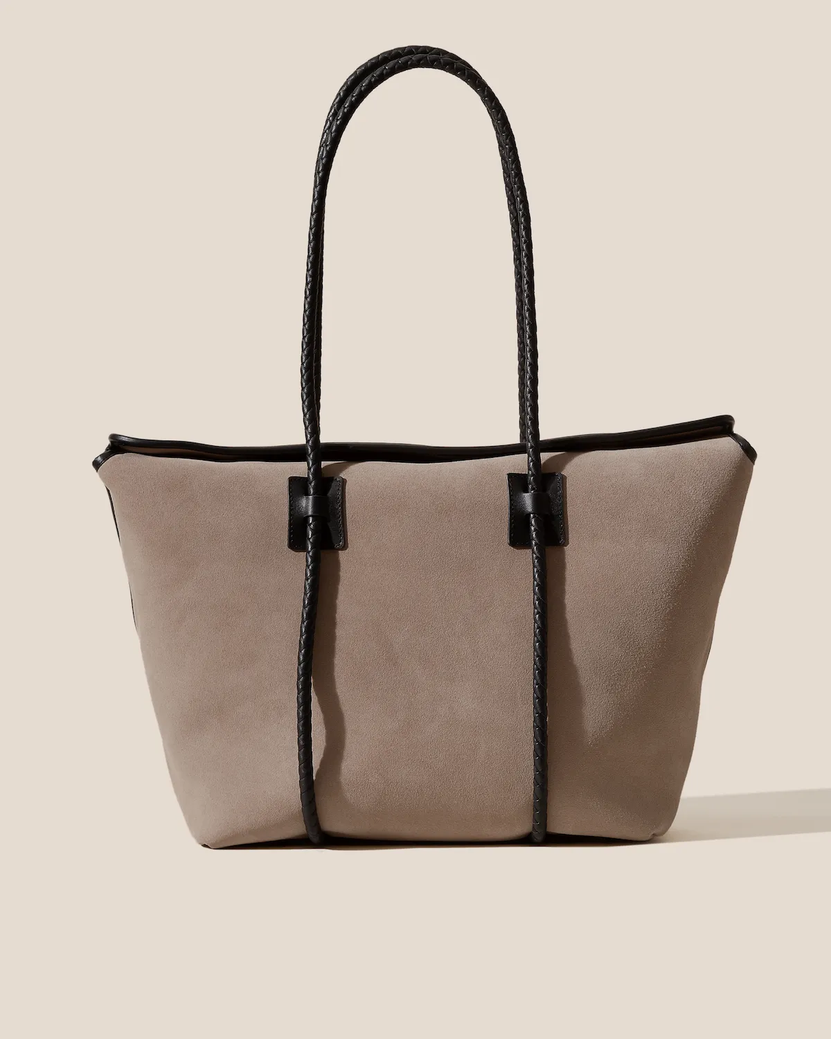 FORNA TOTE SUEDE - Leather Framed Shoulder Bag sold by Hereu Studio