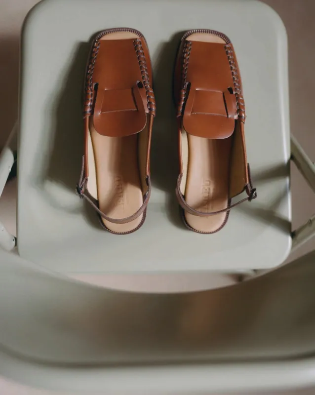 SINEU SANDAL- FOR ALL - Open-toe Slingback Loafer sold by Hereu Studio