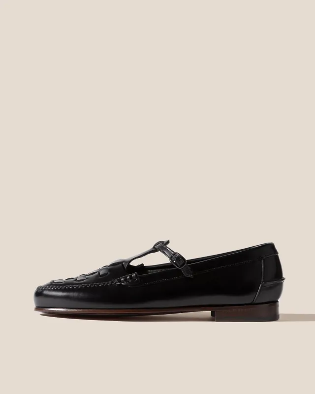MAQUEDA - Interwoven T-bar Loafer sold by Hereu Studio