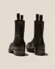 AGULLA - Square-Toe Braided Detail Chelsea Boot sold by Hereu Studio