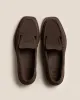SINEU SUEDE - FOR ALL - Interlaced-detail Slip-on Loafer sold by Hereu Studio