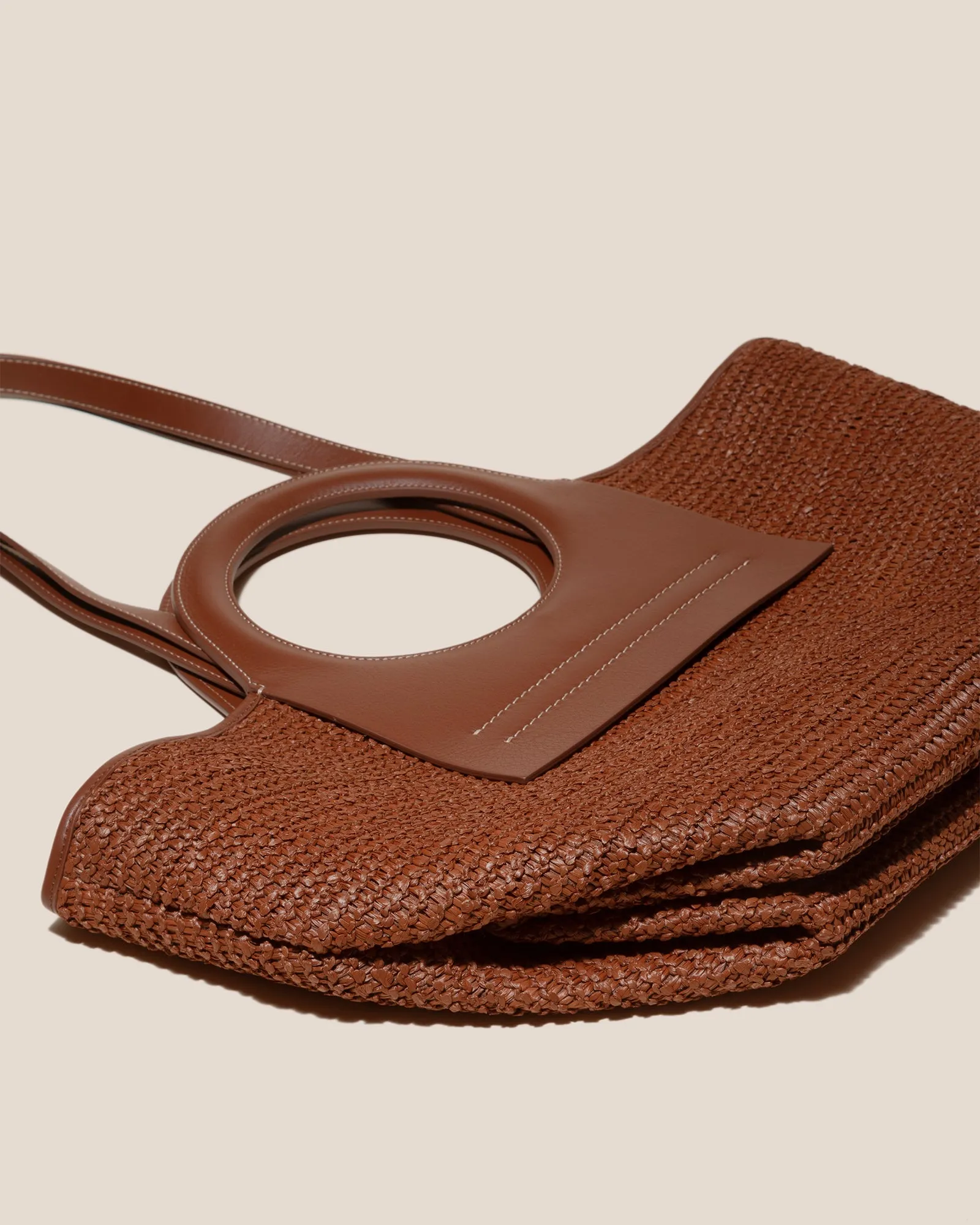 CALA S RAFFIA - Leather-trimmed Tote Bag sold by Hereu Studio product image thumbnail 4