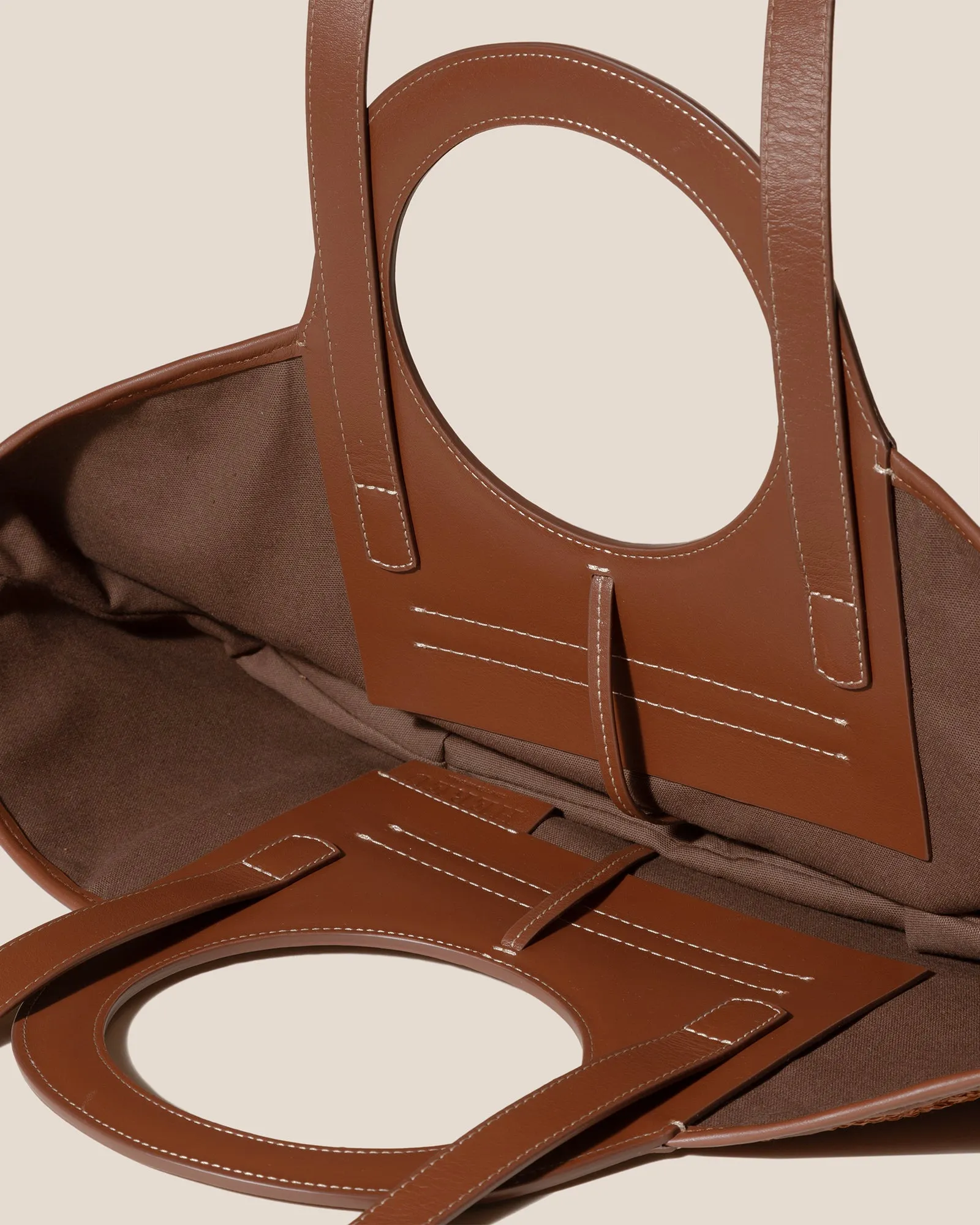 CALA S RAFFIA - Leather-trimmed Tote Bag sold by Hereu Studio product image thumbnail 3