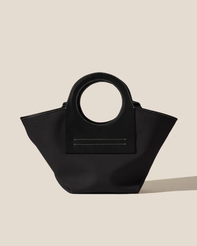 CALA S - Leather-trimmed Canvas Tote Bag sold by Hereu Studio
