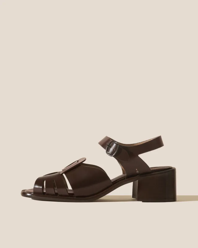 ANCORA SQUARED HEELED - Open-Toe Fisherman Sandal sold by Hereu Studio