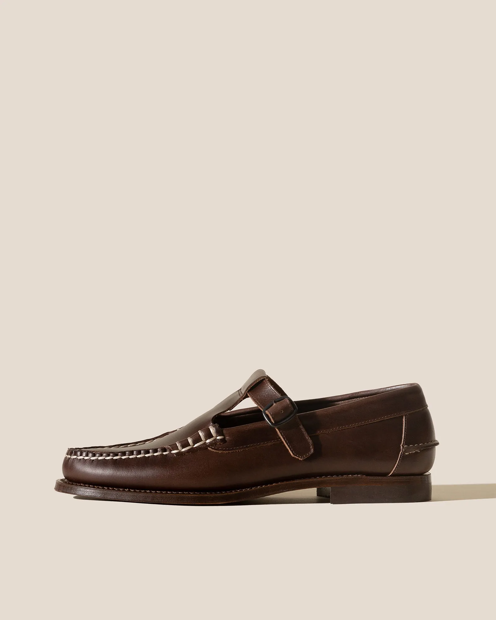 ALBER VEG TAN - Men's T-bar Loafer sold by Hereu Studio