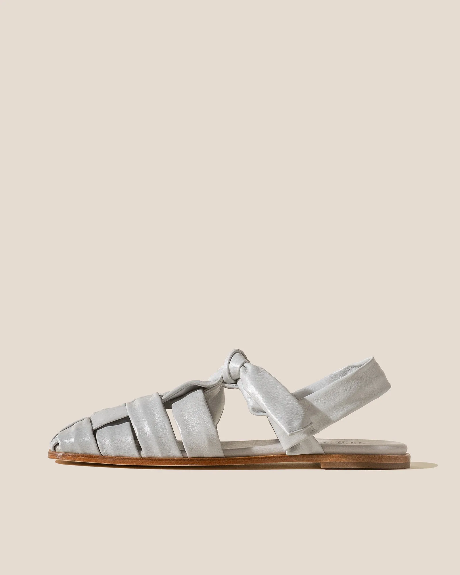 BENA - Interwoven Knotted T-bar Sandal sold by Hereu Studio