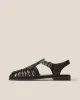 ALARO EMBOSSED VEG-TAN - Square-Toe T-bar Sandal sold by Hereu Studio