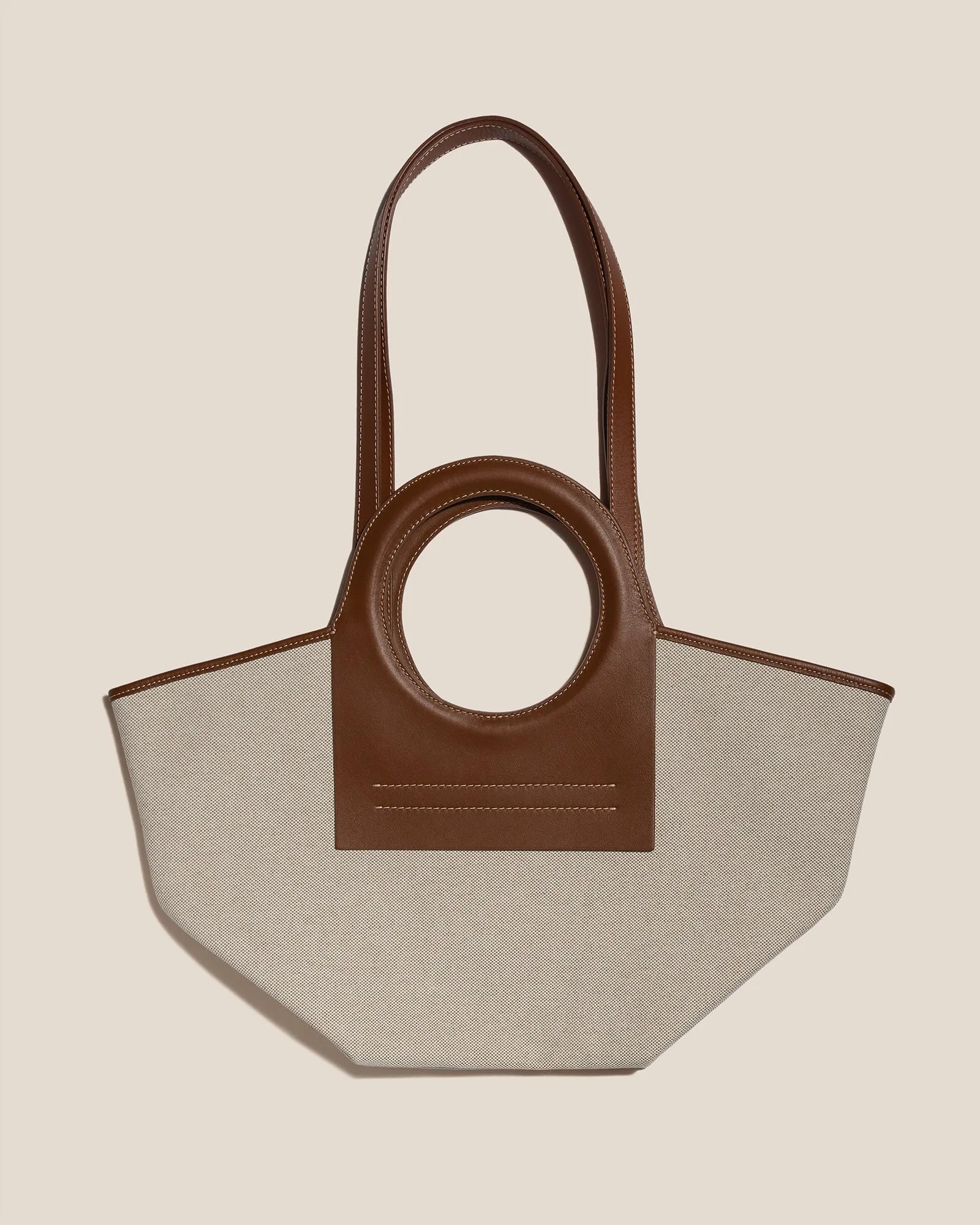 CALA S - Leather-trimmed Canvas Tote Bag sold by Hereu Studio product image thumbnail 2