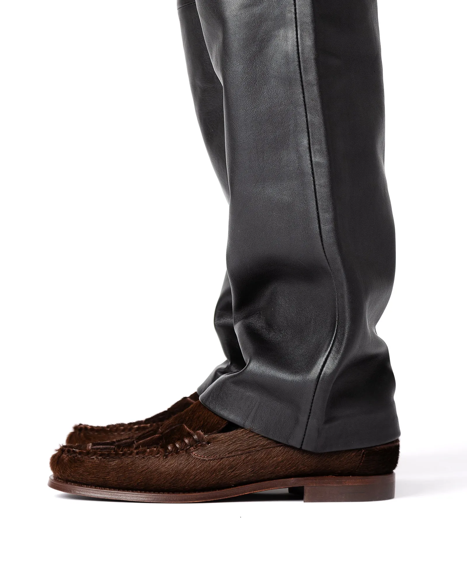 NOMBELA CALF HAIR - Interwoven Detail Slip-on Loafer sold by Hereu Studio product image thumbnail 5