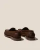 NOMBELA CALF HAIR - Interwoven Detail Slip-on Loafer sold by Hereu Studio
