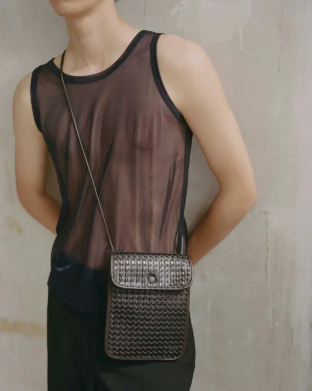 TERRA WOVEN - Square-Flat Crossbody Bag sold by Hereu Studio