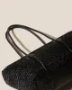 FORNA RAFFIA - Leather Framed Shoulder Bag sold by Hereu Studio