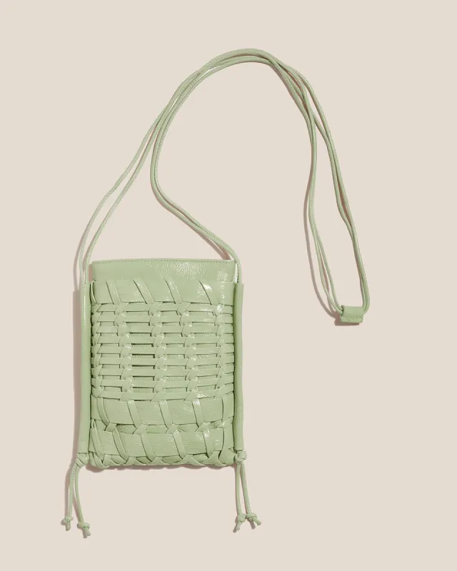 TRENA MINI CRINKLED GLOSSY - Flat Square Crossbody Bag sold by Hereu Studio
