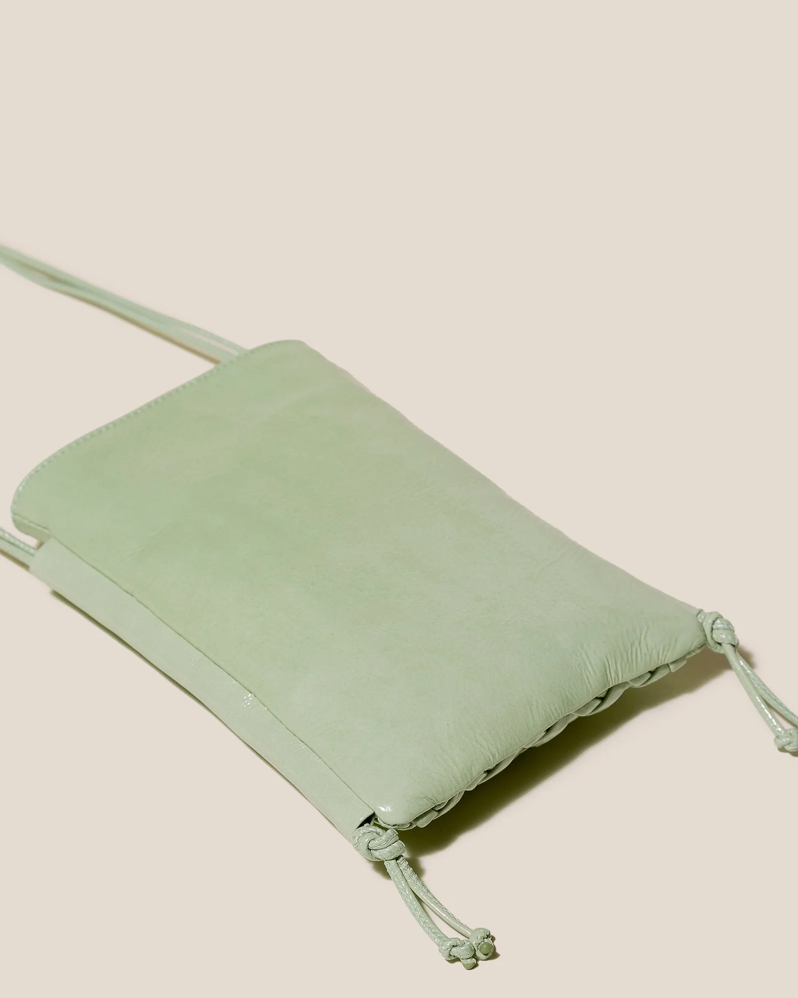 TRENA MINI CRINKLED GLOSSY - Flat Square Crossbody Bag sold by Hereu Studio product image thumbnail 4