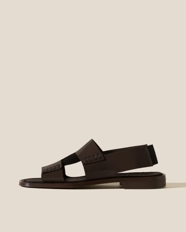 LLAUT SQUARE CRINKLED GLOSSY - Slingback Loafer Sandal sold by Hereu Studio