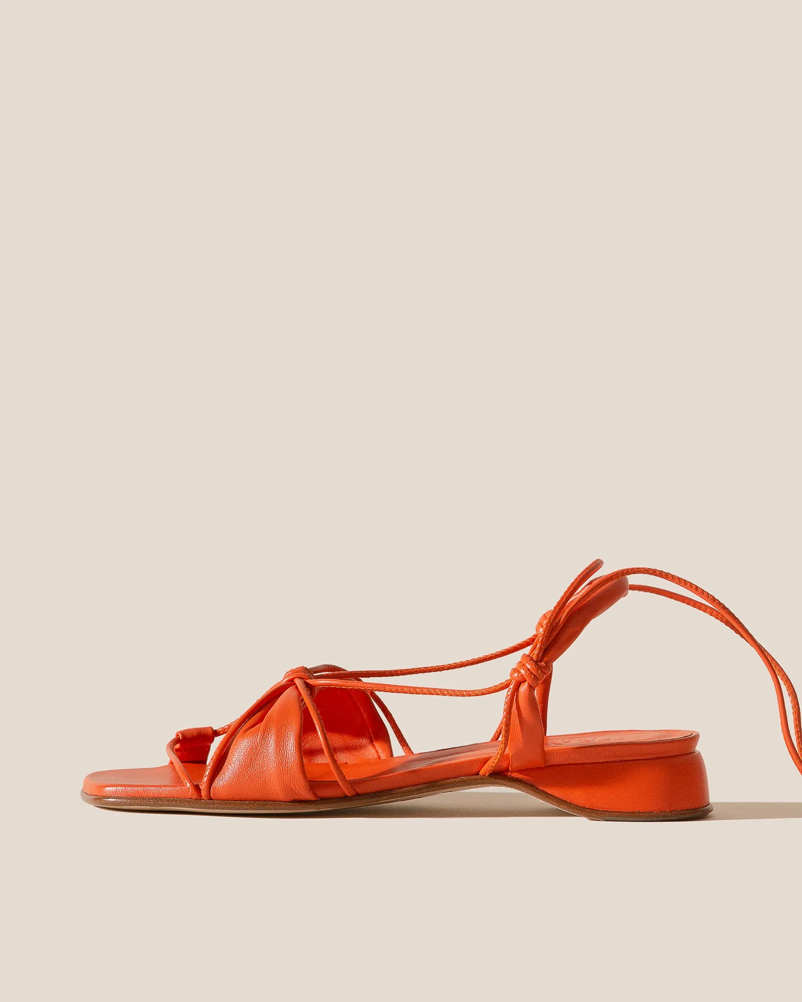 SAROLA - Asymmetrical Wrap Around Sandal sold by Hereu Studio