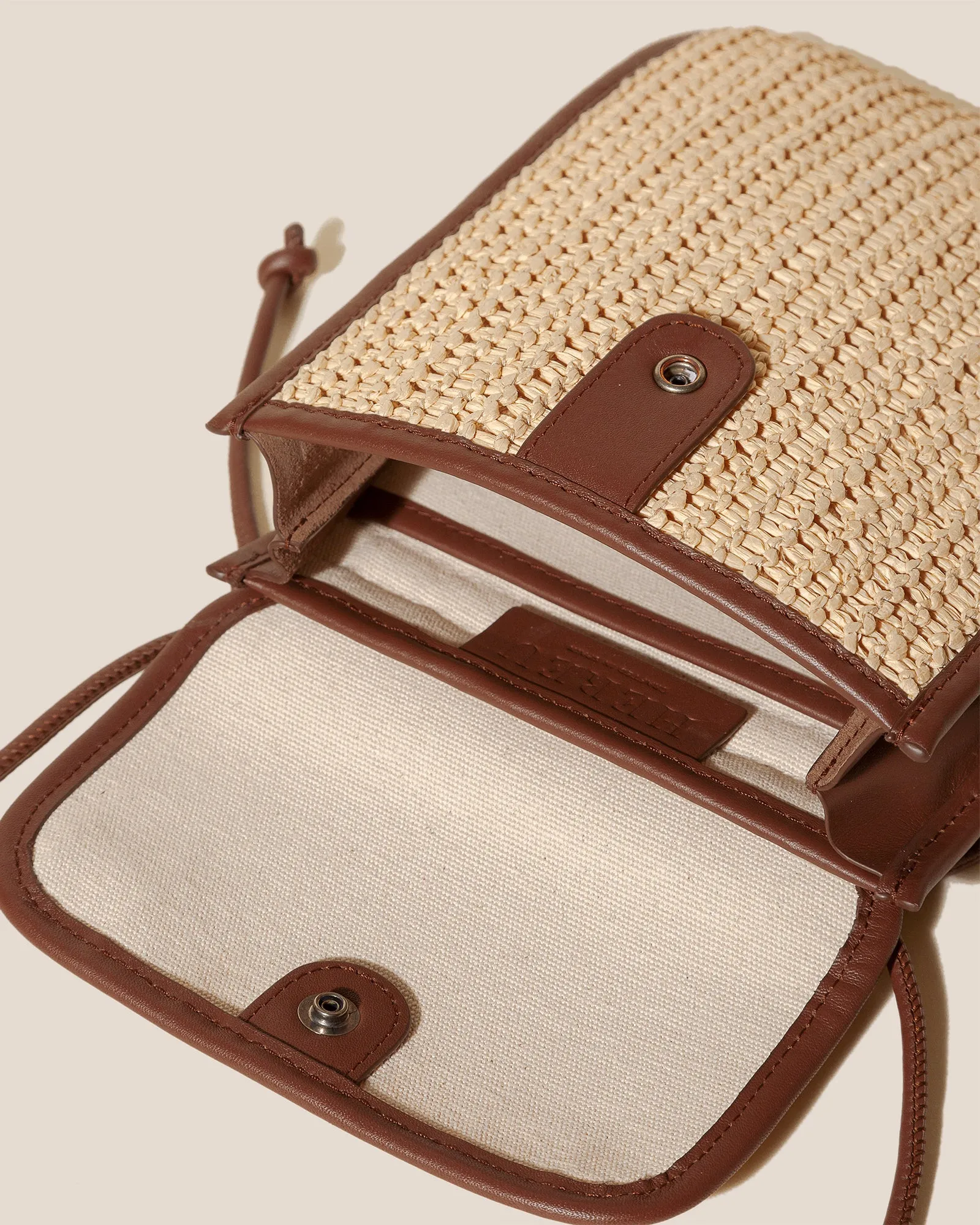 TERRA RAFFIA - Square-Flat Crossbody Bag sold by Hereu Studio product image thumbnail 3