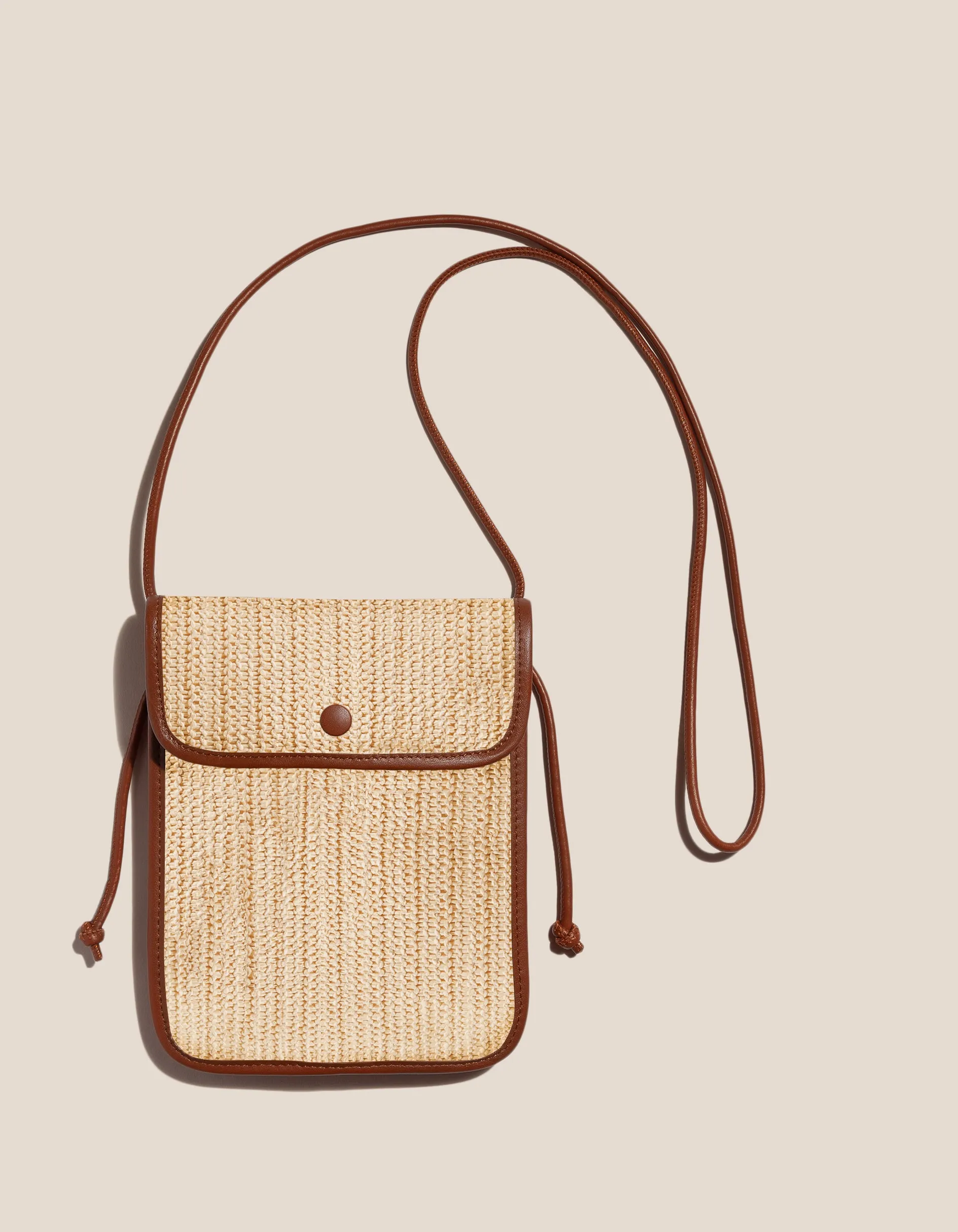 TERRA RAFFIA - Square-Flat Crossbody Bag sold by Hereu Studio