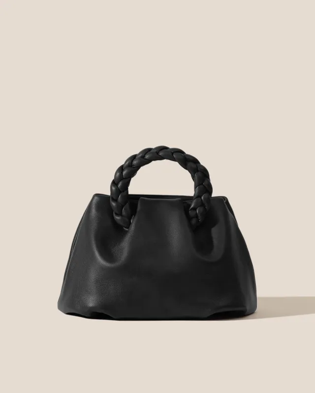 BOMBON M - Medium Plaited-handle Leather Handbag made by Hereu Studio