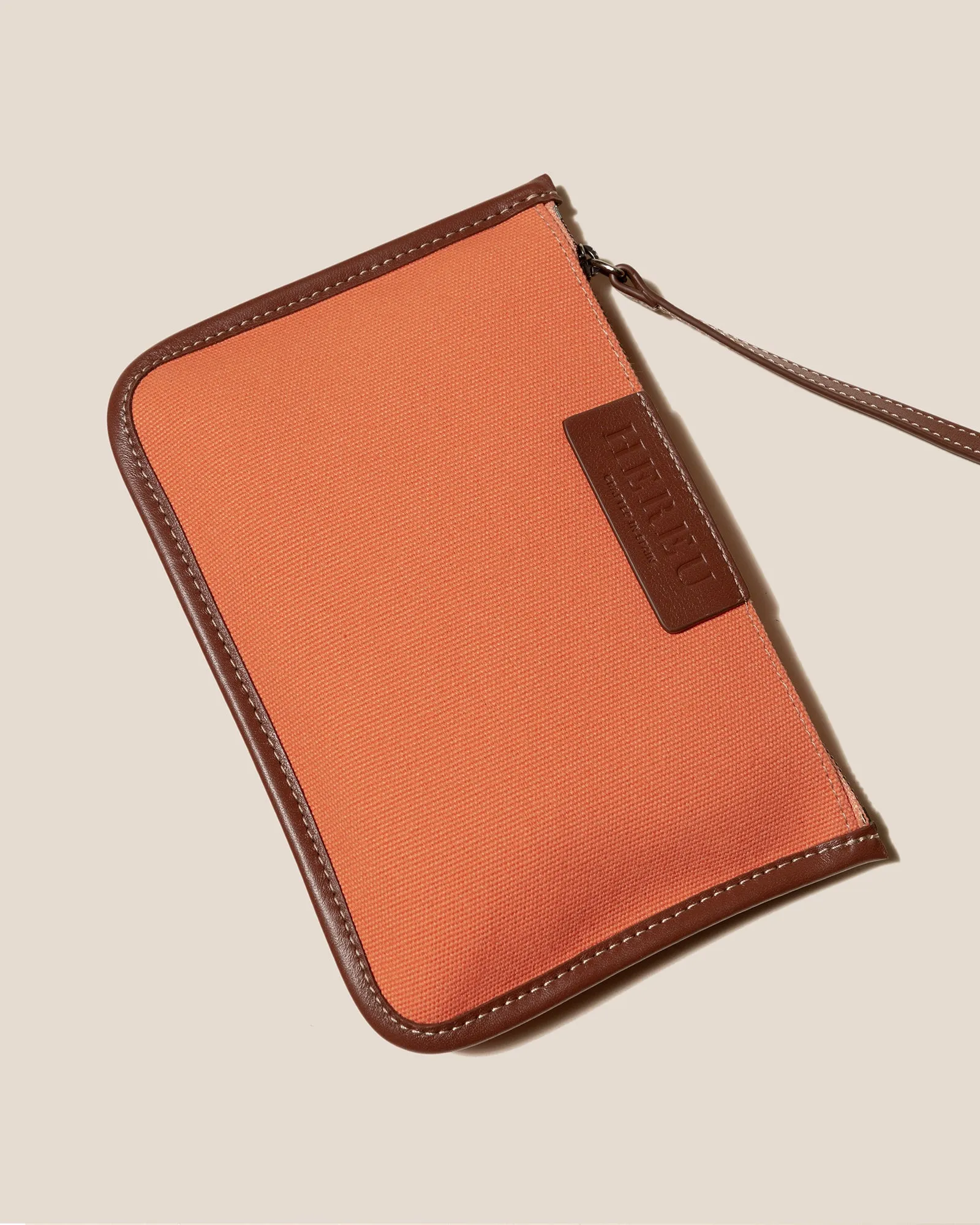 CALELLA - Leather-trimmed Organic Cotton Tote Bag sold by Hereu Studio product image thumbnail 4