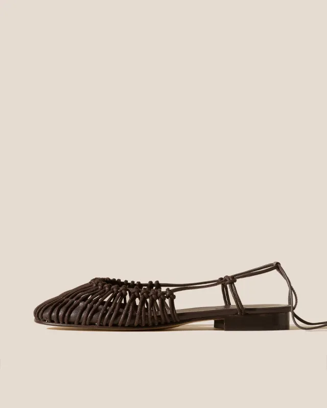 MANTERA COTTON - Round-Toe Knotted Sandal sold by Hereu Studio