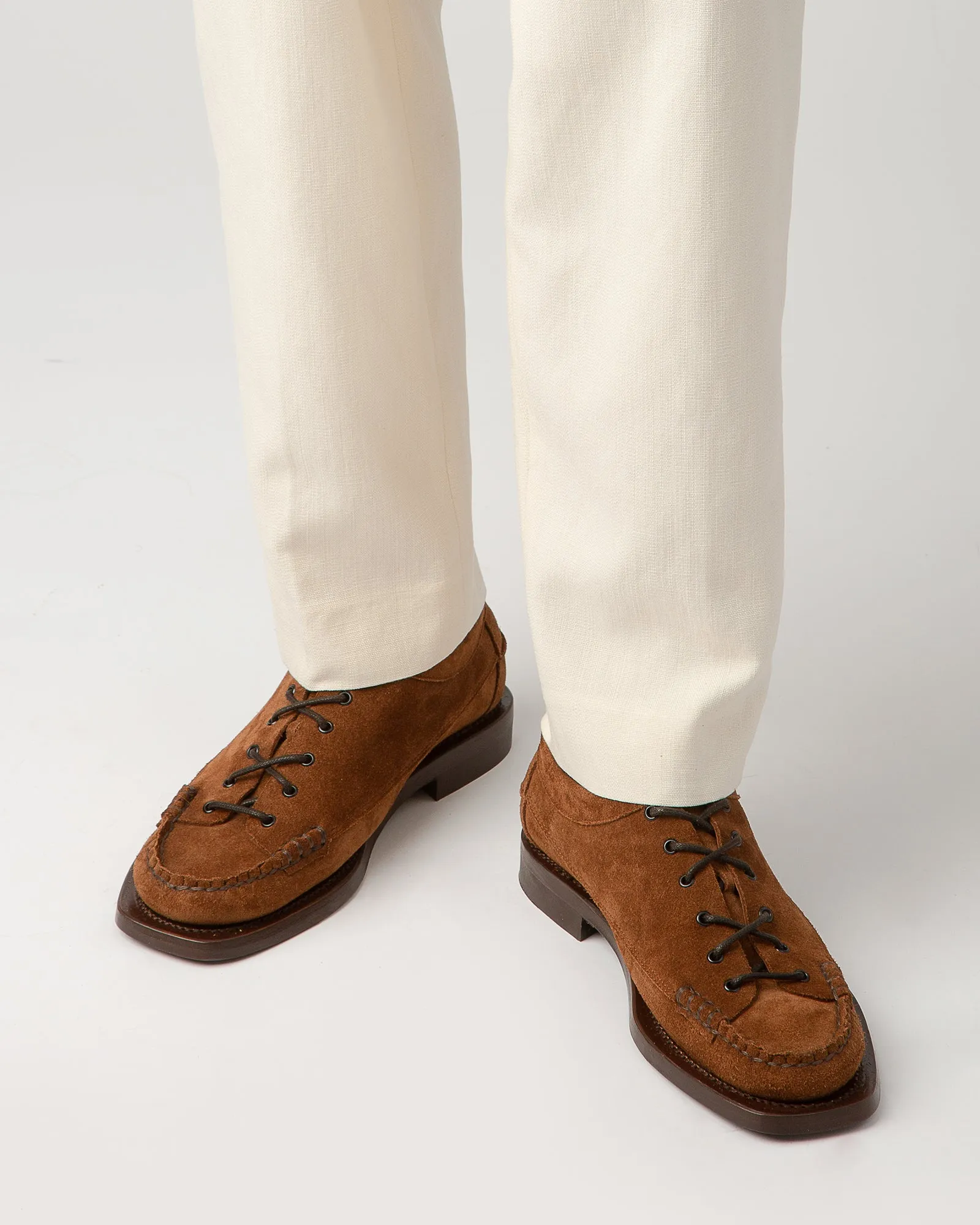 PRIEGO SQUARED SUEDE - Men's Lace up Moccasin sold by Hereu Studio product image thumbnail 5