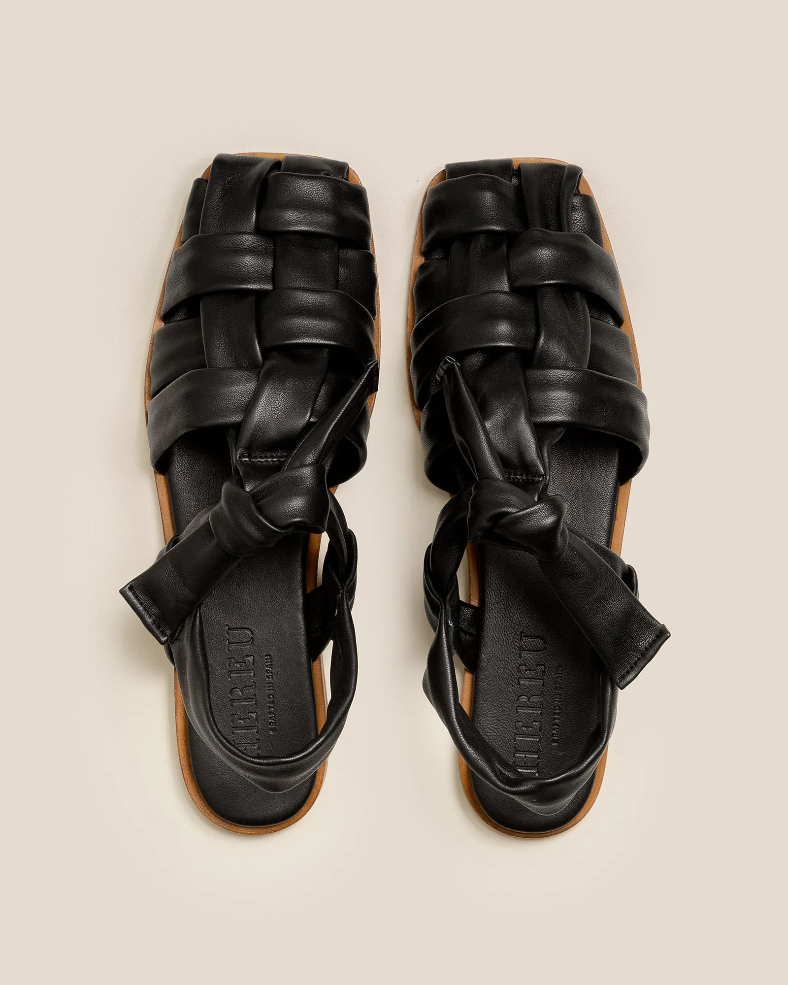 BENA - Interwoven Knotted T-bar Sandal sold by Hereu Studio product image thumbnail 2