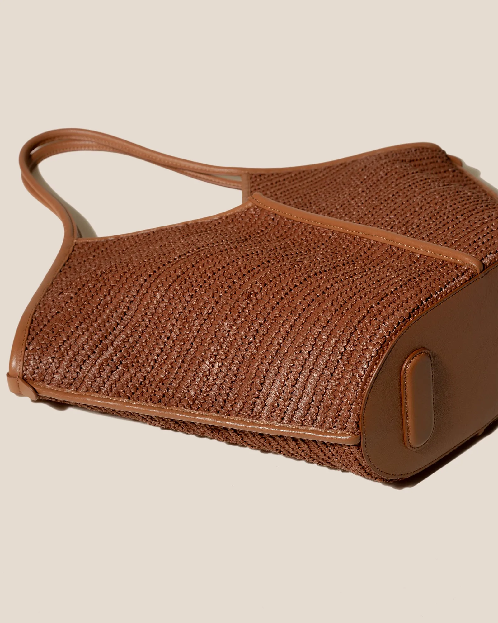 CALELLA RAFFIA - Leather-trimmed Tote Bag sold by Hereu Studio product image thumbnail 5