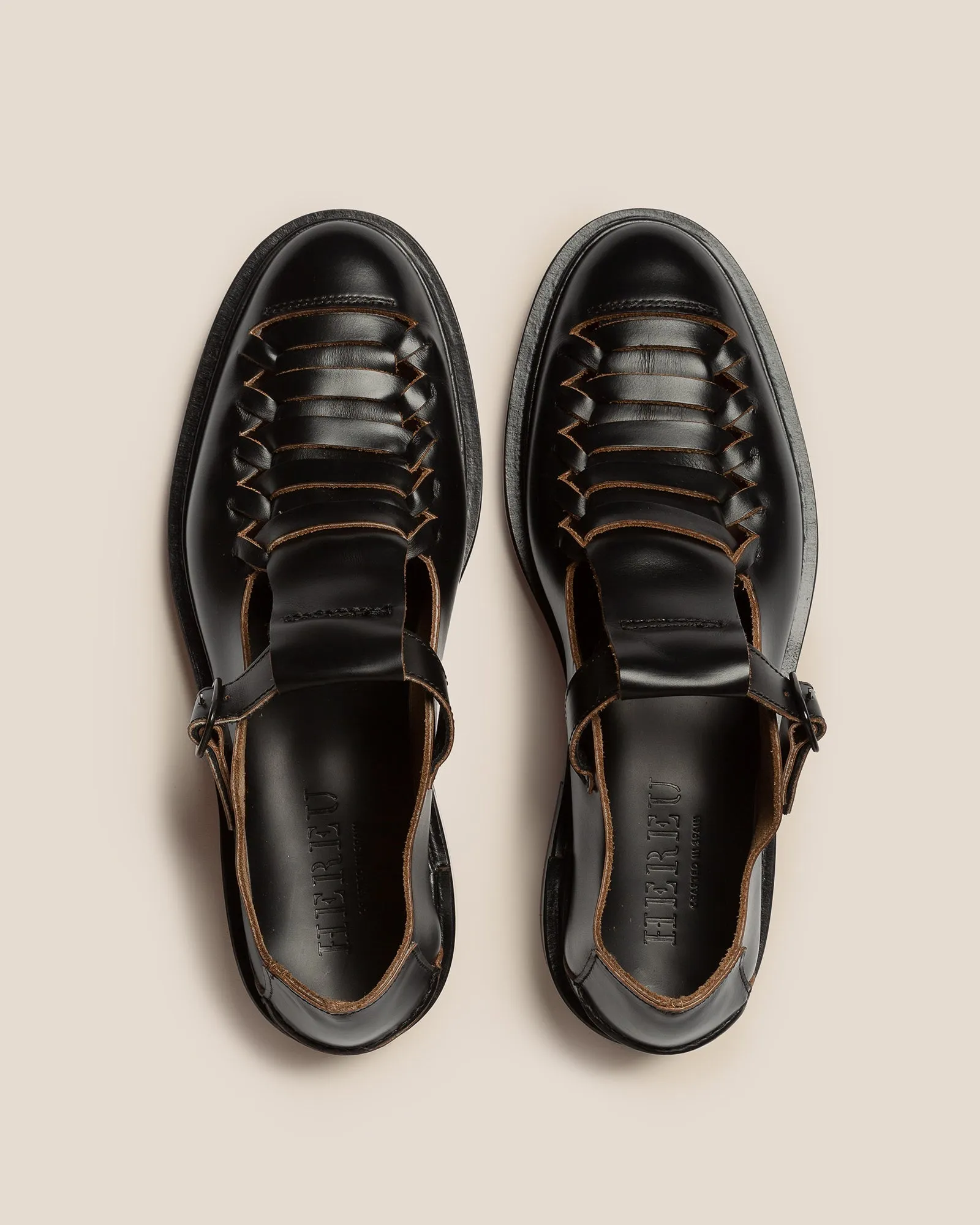 PRESA - Men's Interwoven T-Bar Shoe sold by Hereu Studio product image thumbnail 2