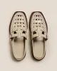 BONELL - Woven T-bar Mule Loafer sold by Hereu Studio