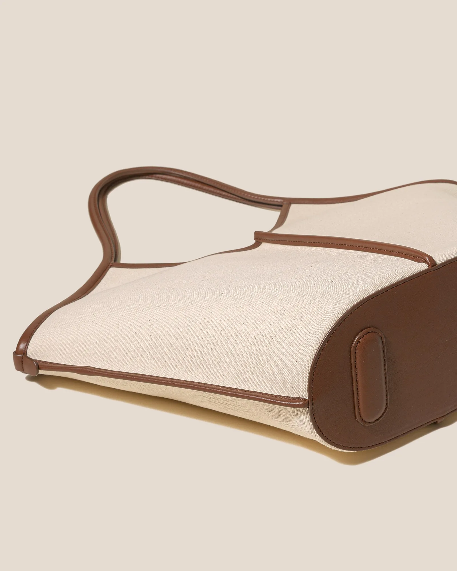 CALELLA - Leather-trimmed Organic Cotton Tote Bag sold by Hereu Studio product image thumbnail 5