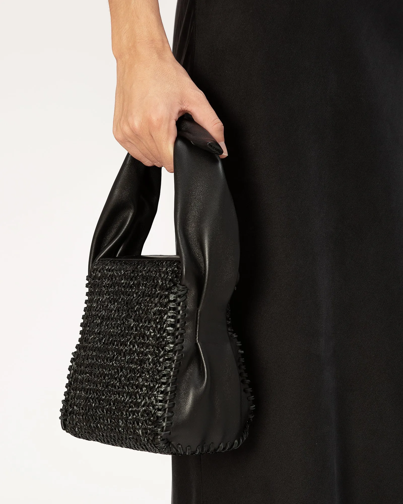 MOLTA RAFFIA - Raffia Mini Box Bag sold by Hereu Studio product image thumbnail 5