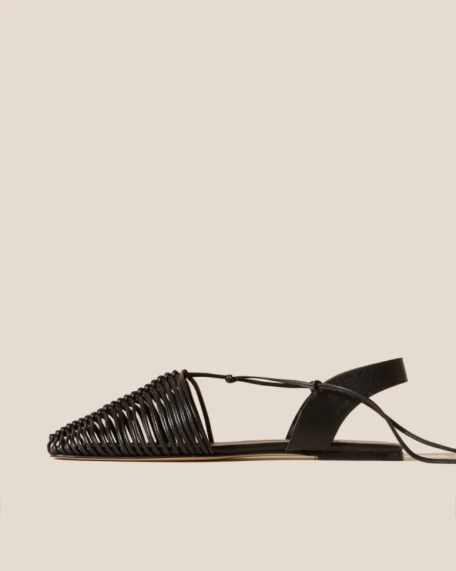 CALMA - Squared-Toe Knotted Sandal sold by Hereu Studio