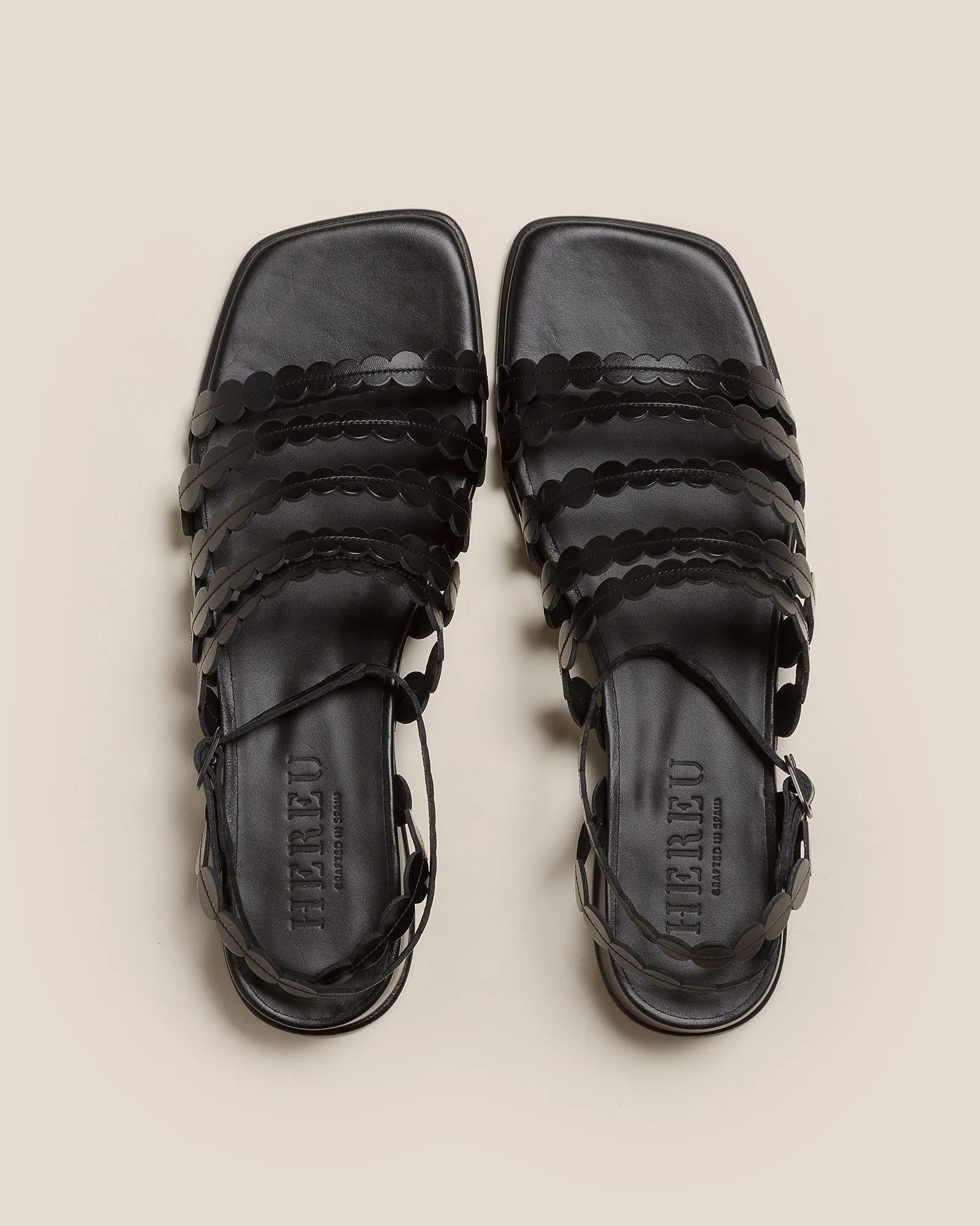 SAVINA - Circle Detail Strappy Sandal sold by Hereu Studio product image thumbnail 3