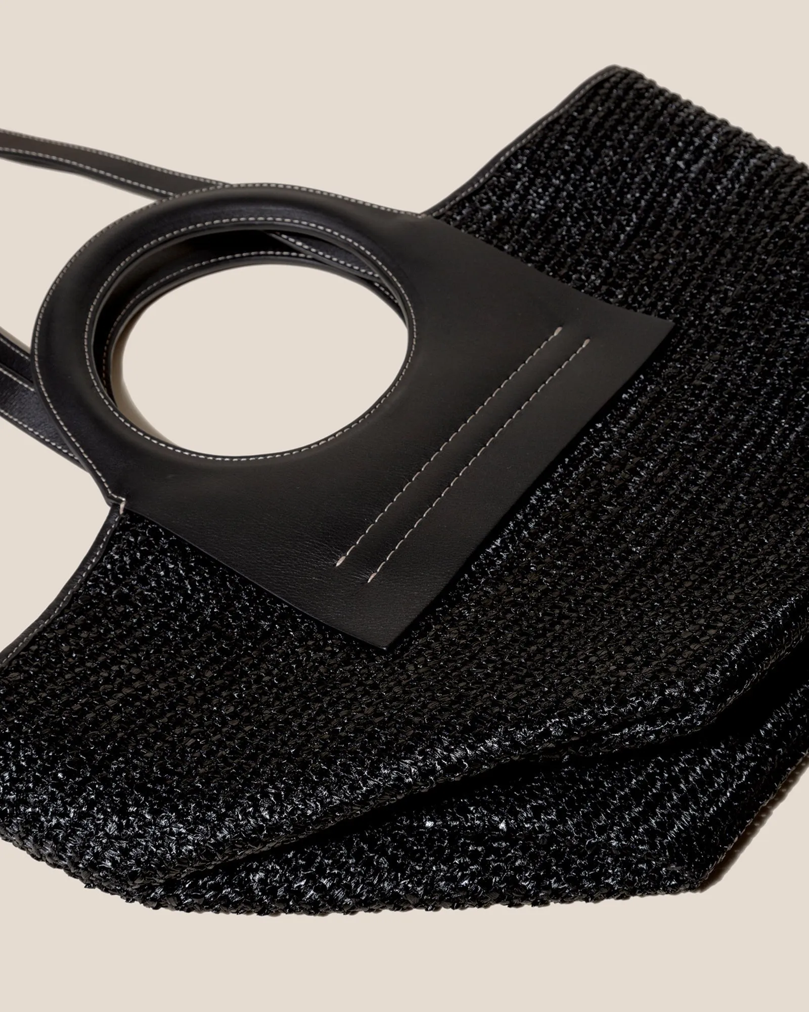 CALA S RAFFIA - Leather-trimmed Tote Bag sold by Hereu Studio product image thumbnail 5