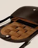 SINIA - Satchel Interwoven Front Detail Bag sold by Hereu Studio