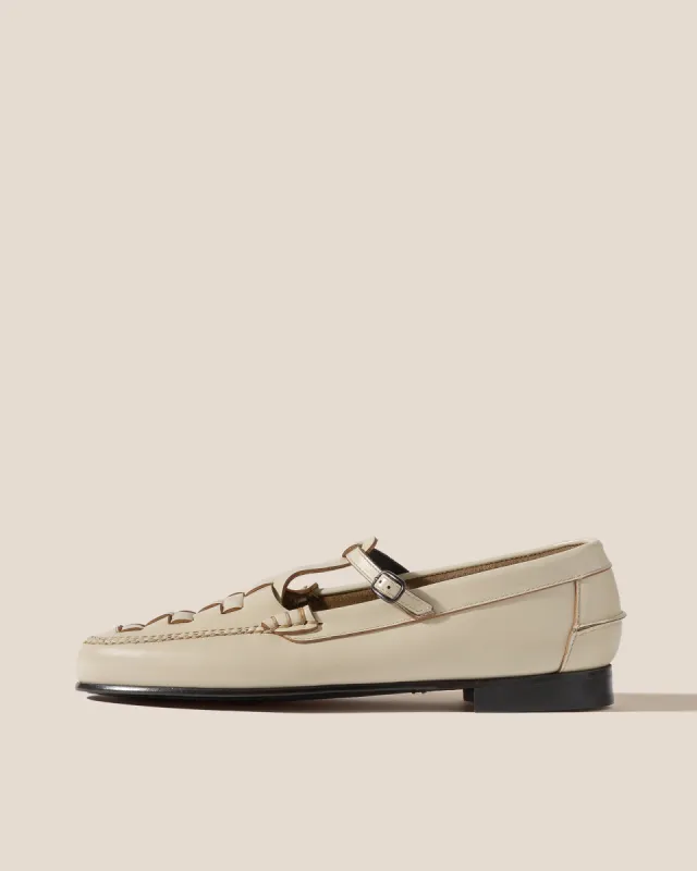 MAQUEDA - Interwoven T-bar Loafer sold by Hereu Studio