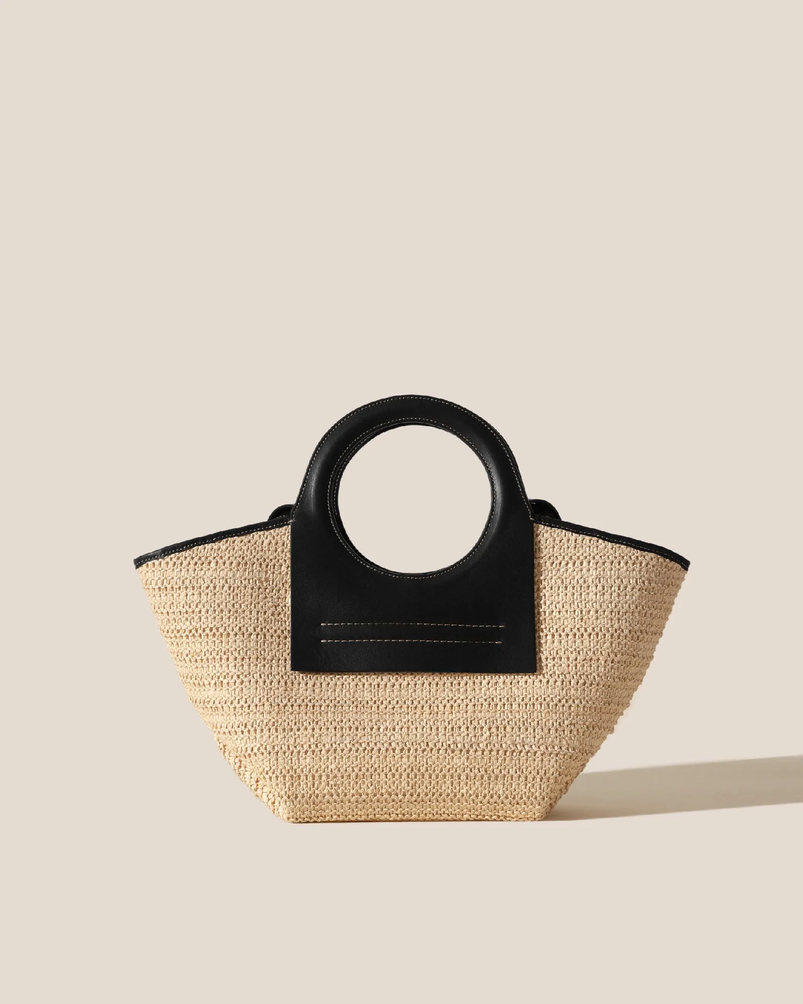 CALA S RAFFIA - Leather-trimmed Tote Bag sold by Hereu Studio