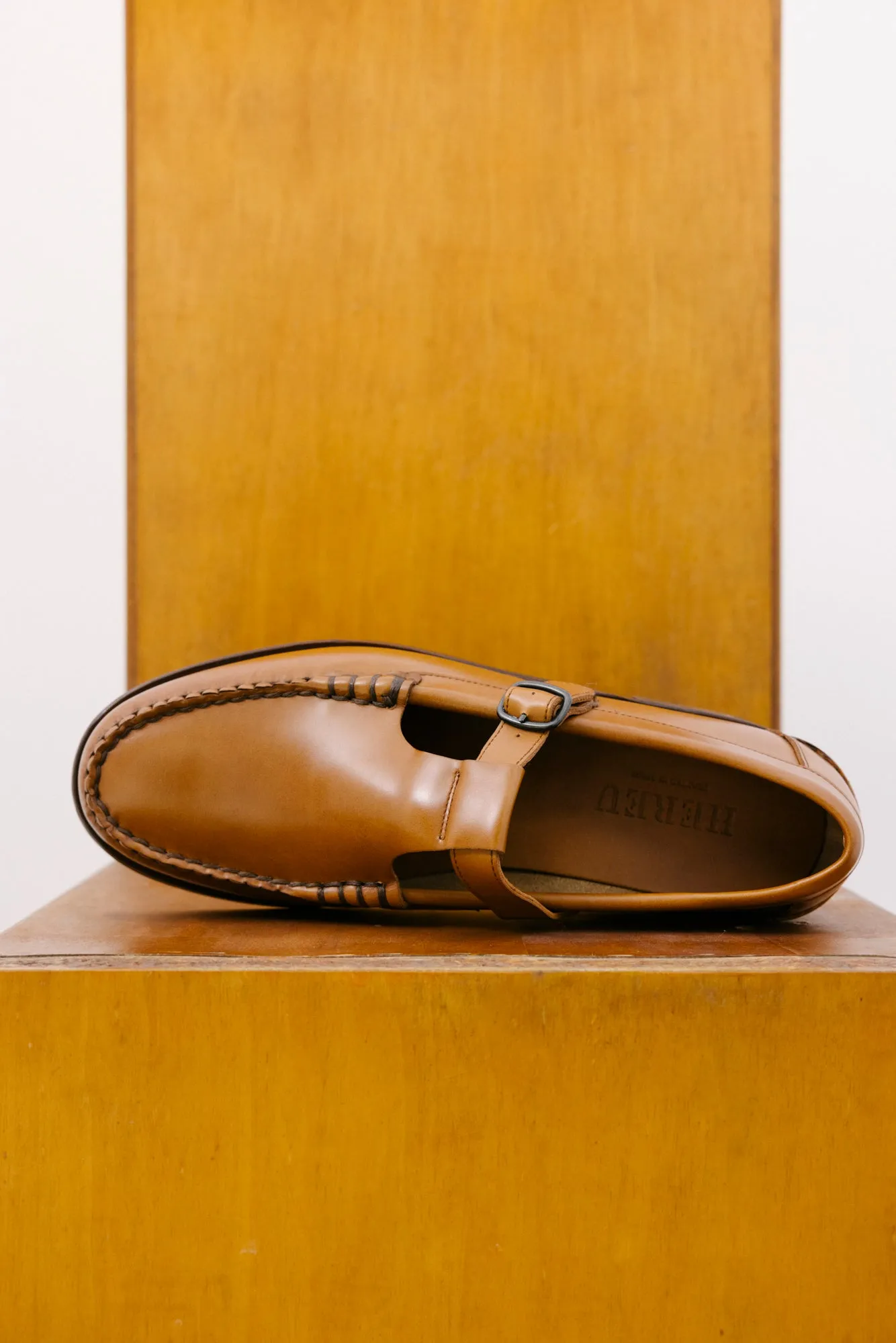 ALBER - Men's T-bar Loafer sold by Hereu Studio