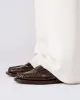 SINEU GLOSSY - Interlaced-detail Slip-on Loafer sold by Hereu Studio