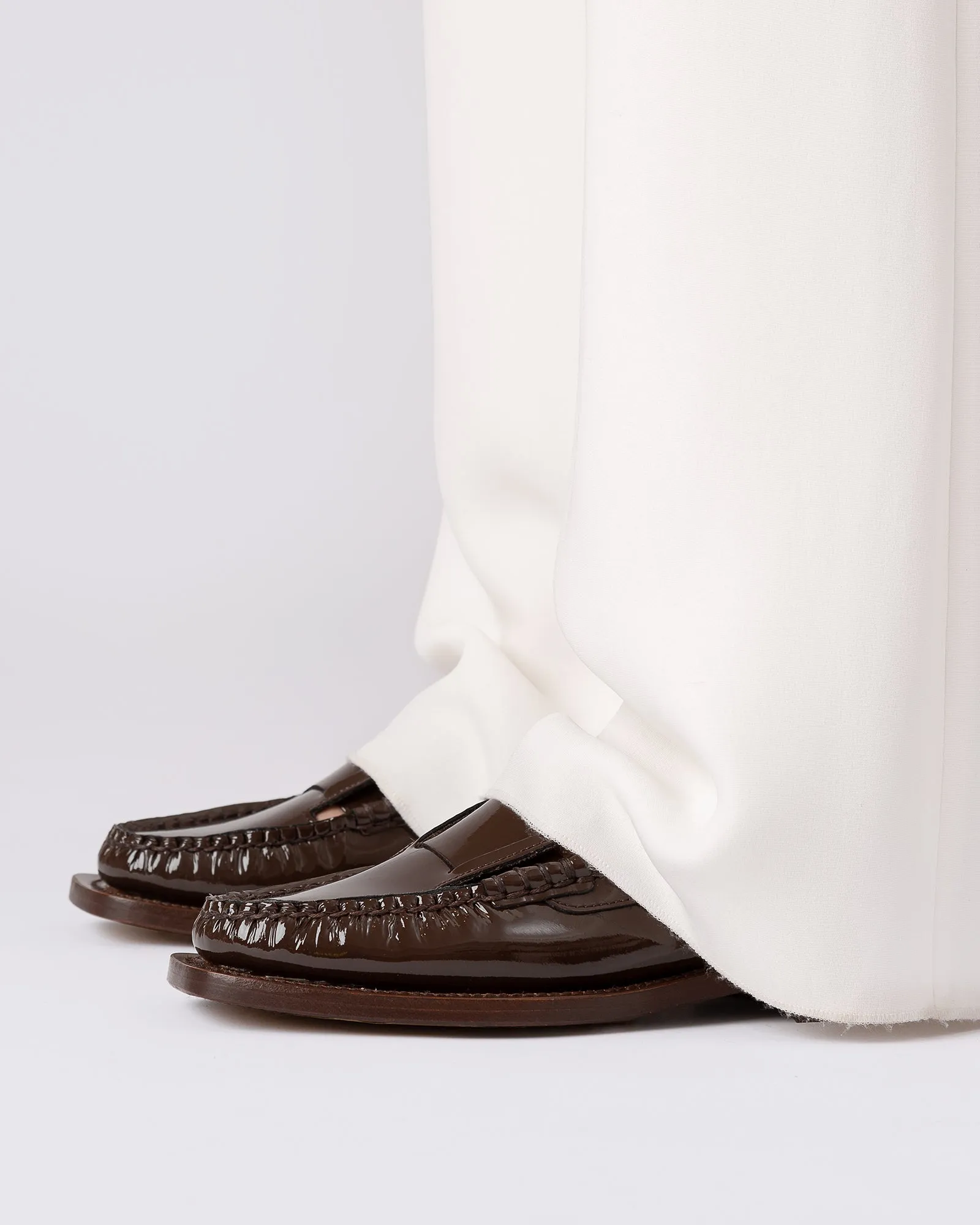 SINEU GLOSSY - Interlaced-detail Slip-on Loafer sold by Hereu Studio product image thumbnail 5