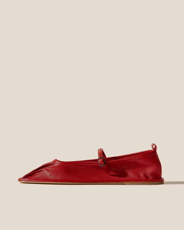 DANSA SUPPLE SHINY - Pleated-Toe Mary Jane Pump sold by Hereu Studio